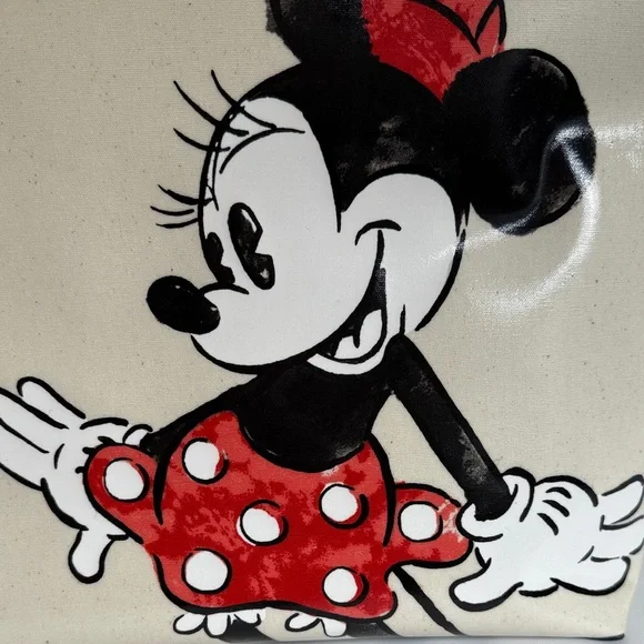Kate Spade Minnie Mouse Tote - Cream and Red